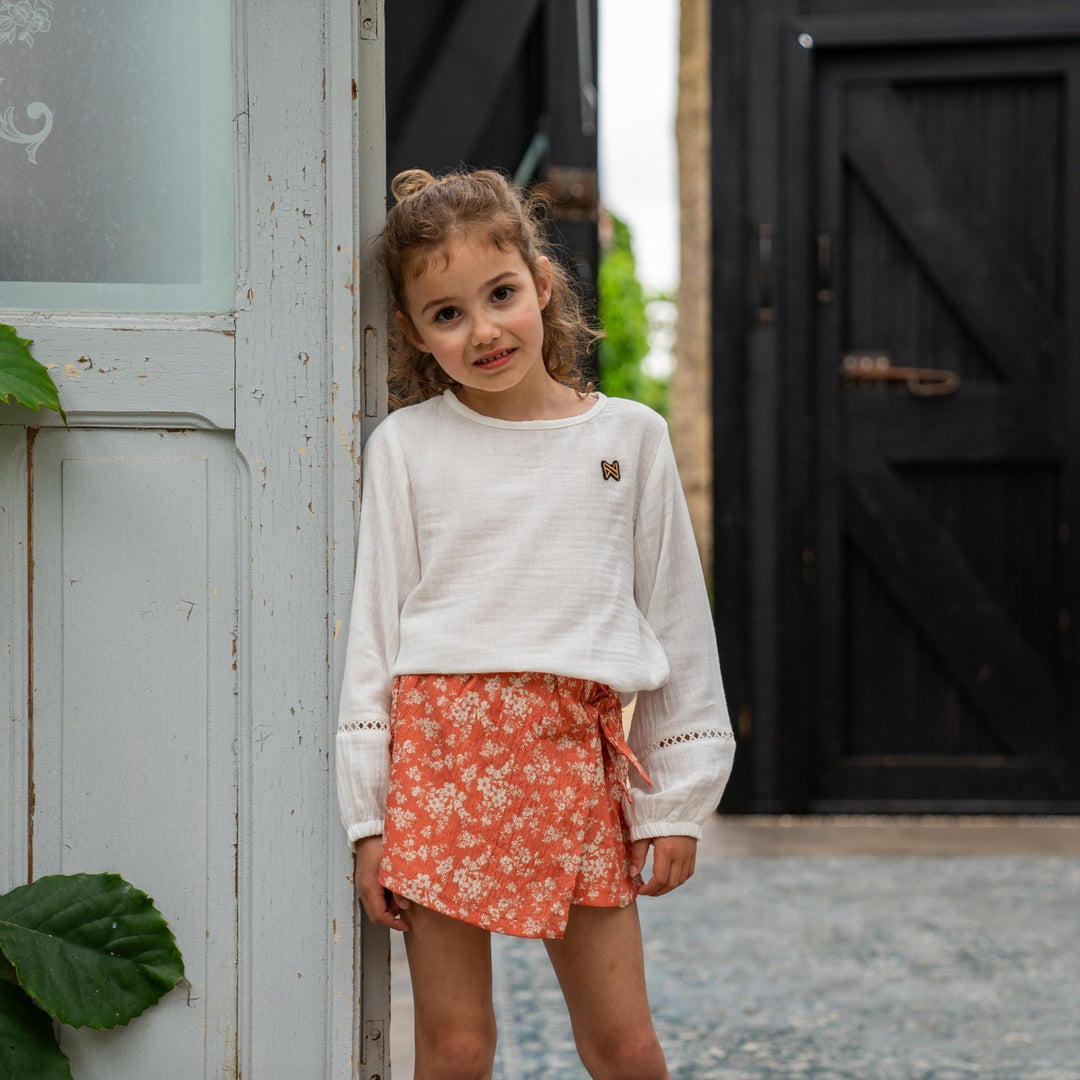 Skort Rusty orange - girls 2