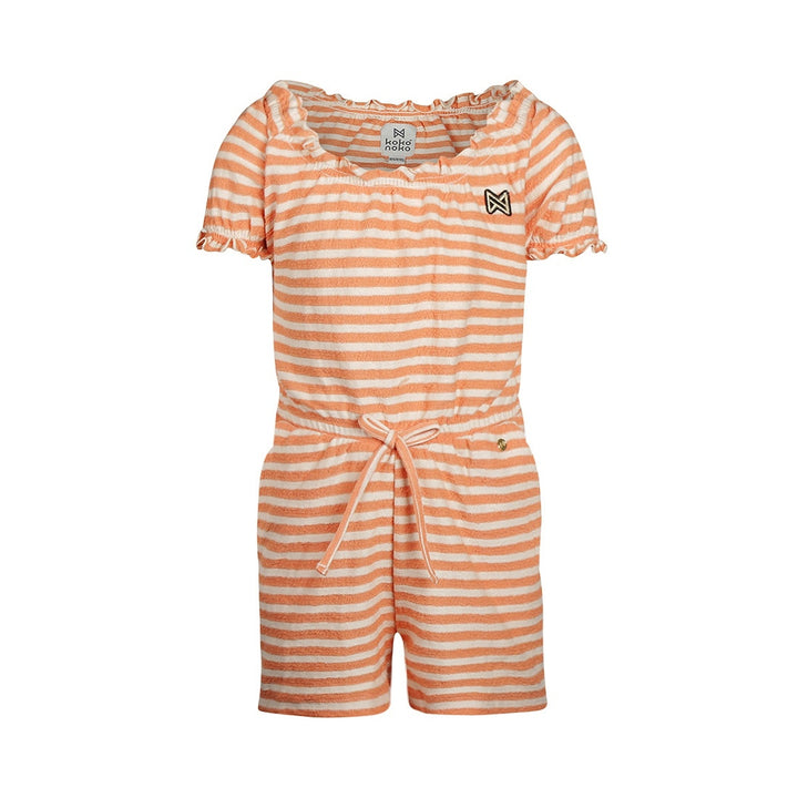 Jumpsuit short Orange - girls 2