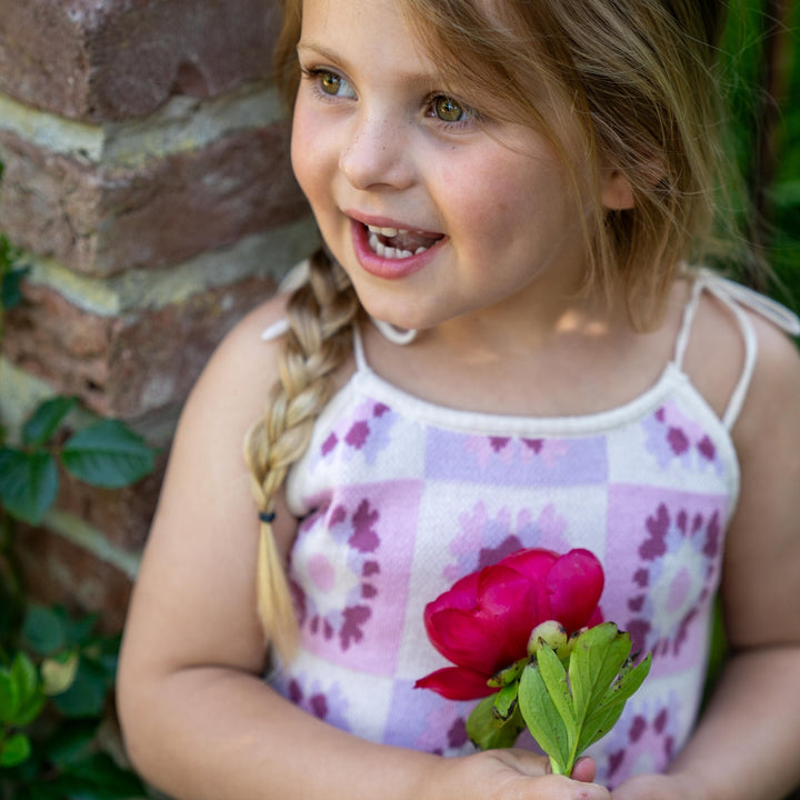 Top with straps Multi colour - girls 4