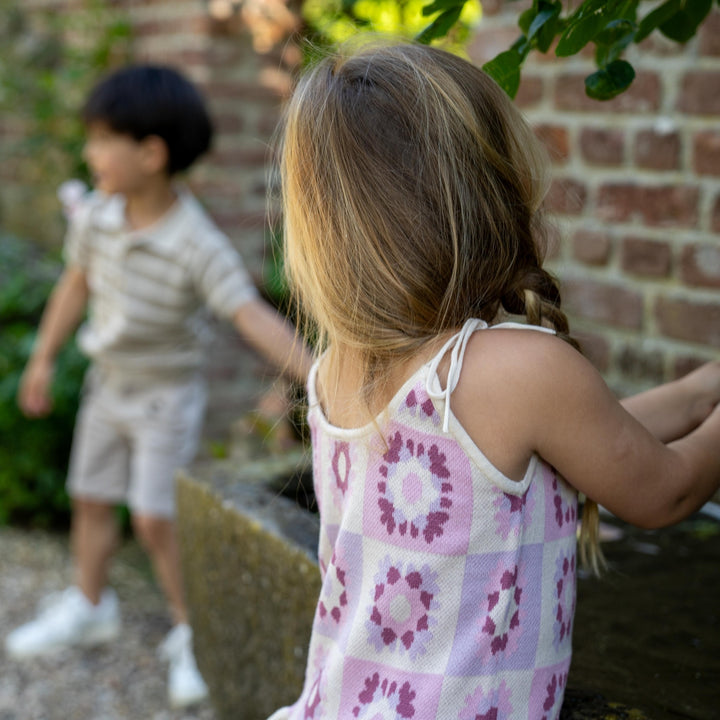 Top with straps Multi colour - girls 4