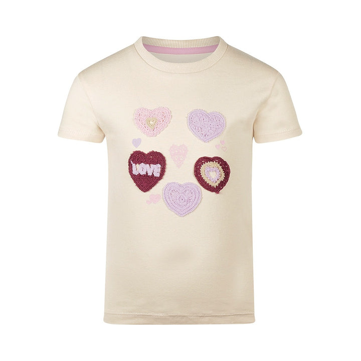 T - shirt boxy Beige - girls 4