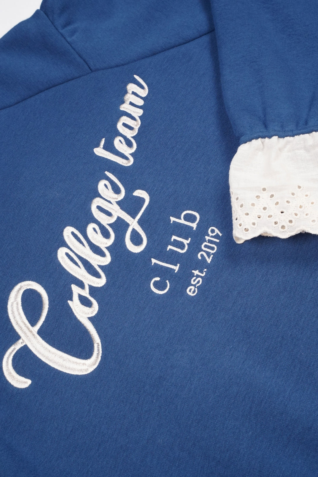 Teens Pullover Kaila mit kontrastierenden Bündchen Ensign Blue