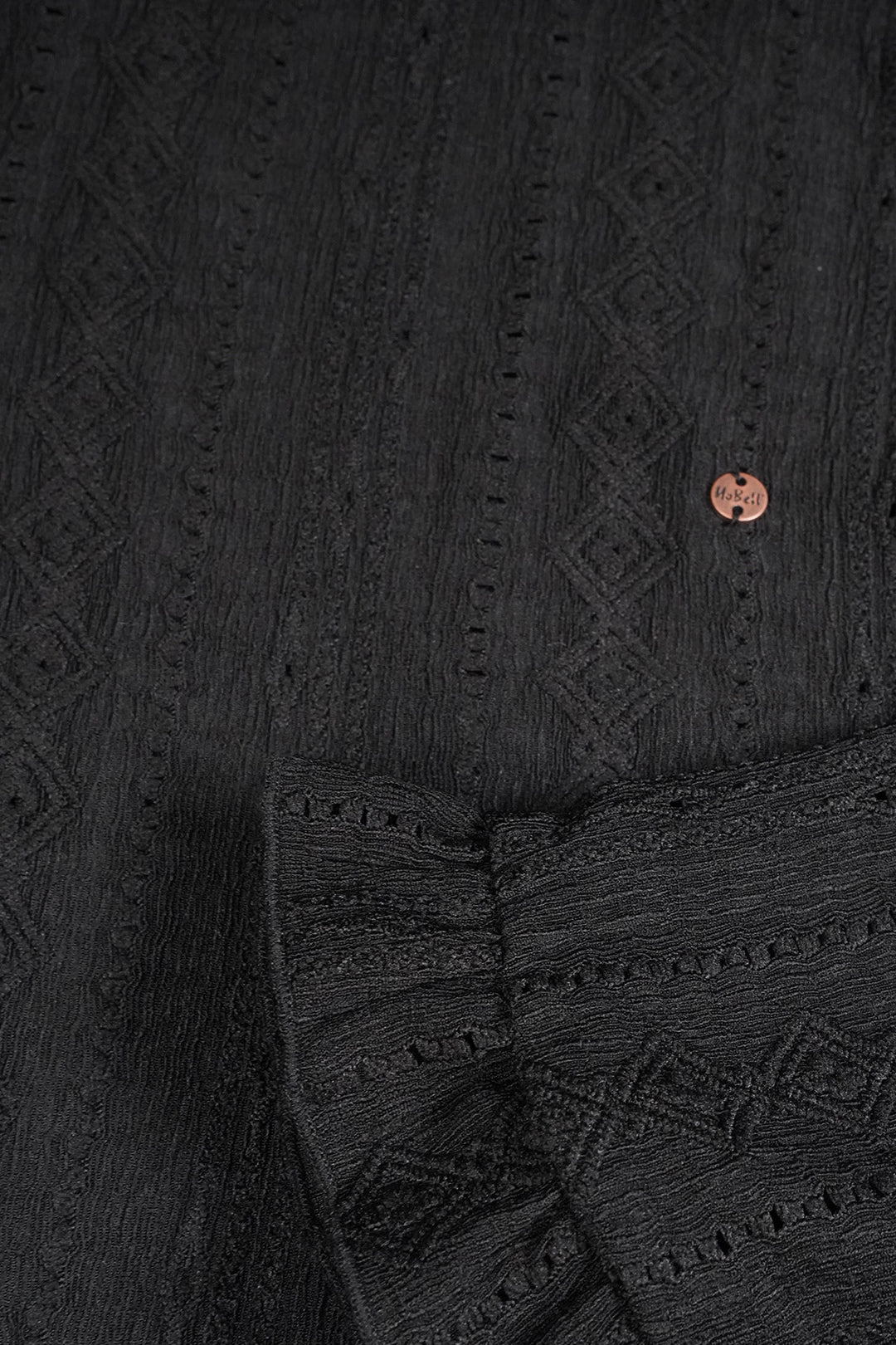 Teens Langarmshirt Kacey Spitzenjersey Jet Black