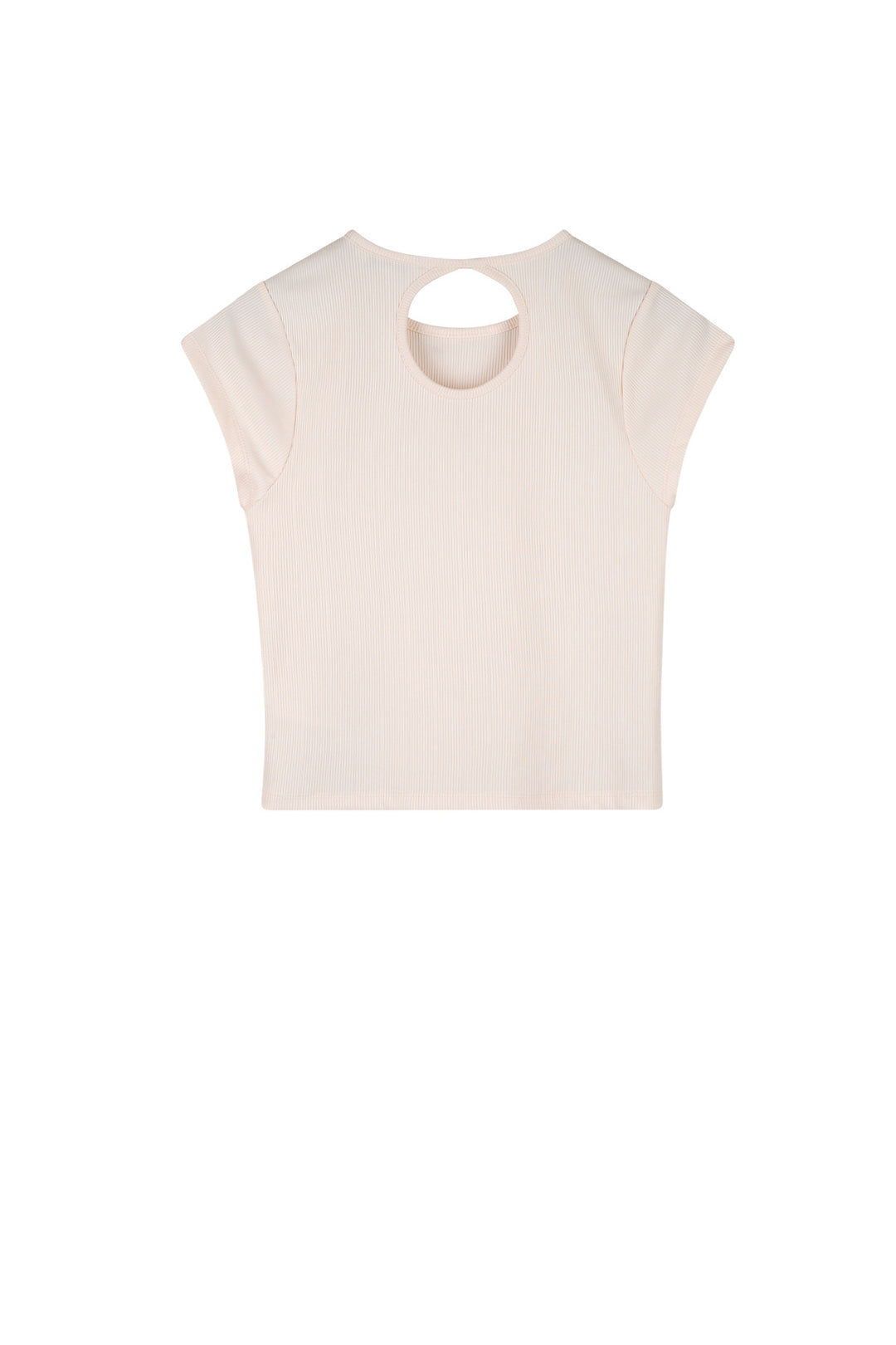 Teens T - shirt Kit Crop top capsleeve Pearled Ivory