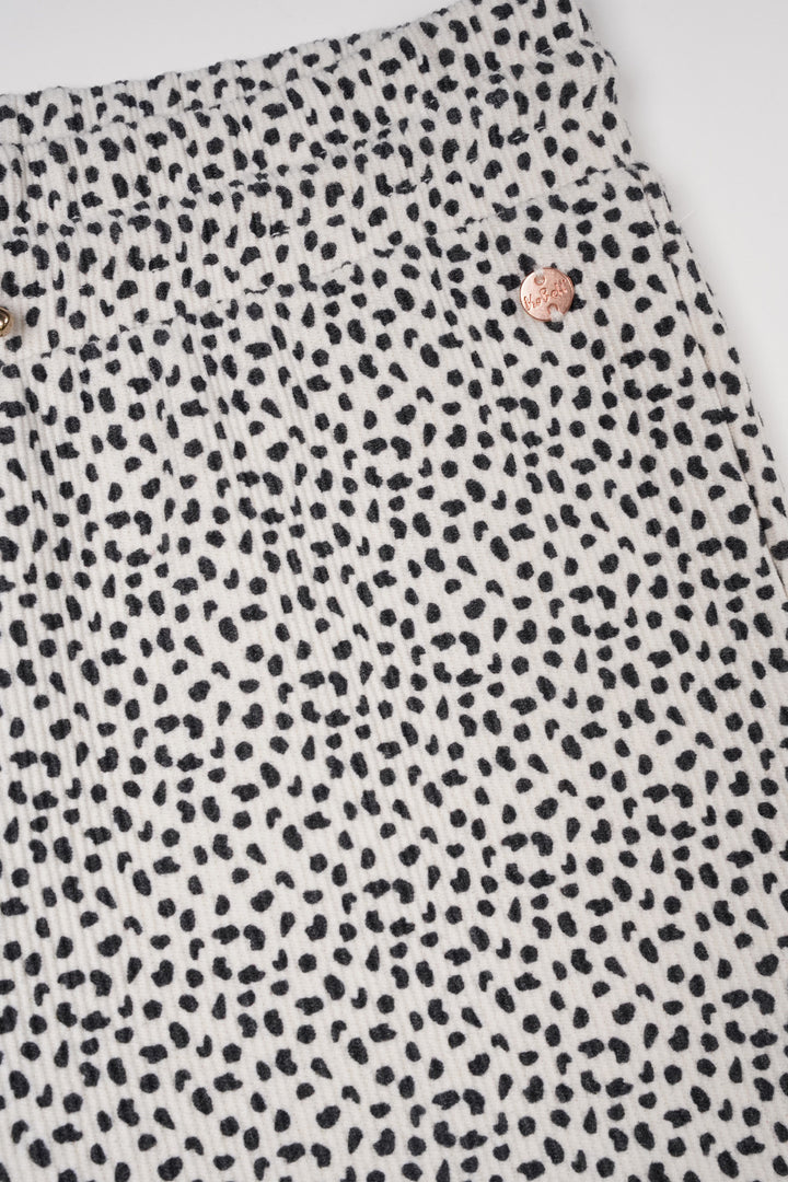 Teens broek Sady Rib Jersey pants Pearled Ivory