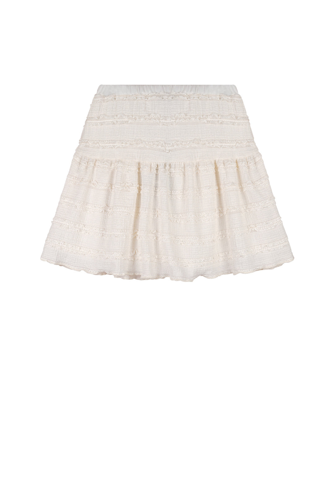Teens rok Nika ruffled skirt Pearled Ivory
