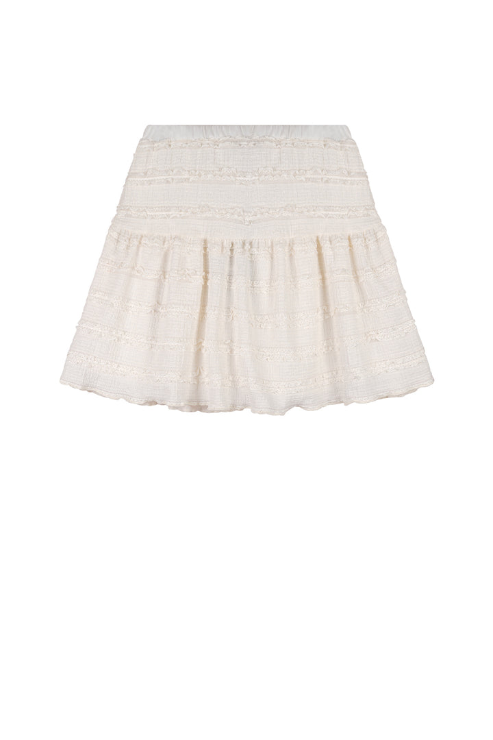 Teens rok Nika ruffled skirt Pearled Ivory
