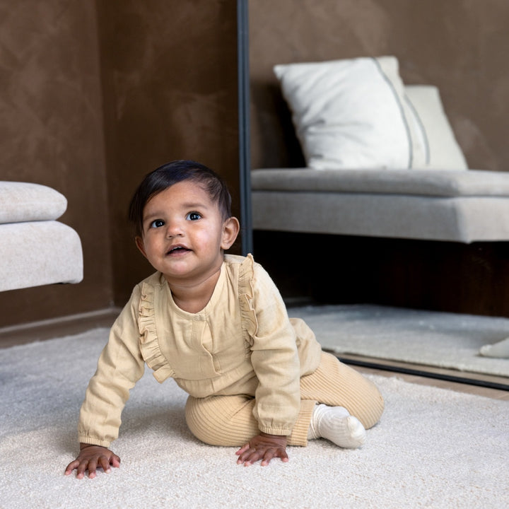 Broek Dark sand - love