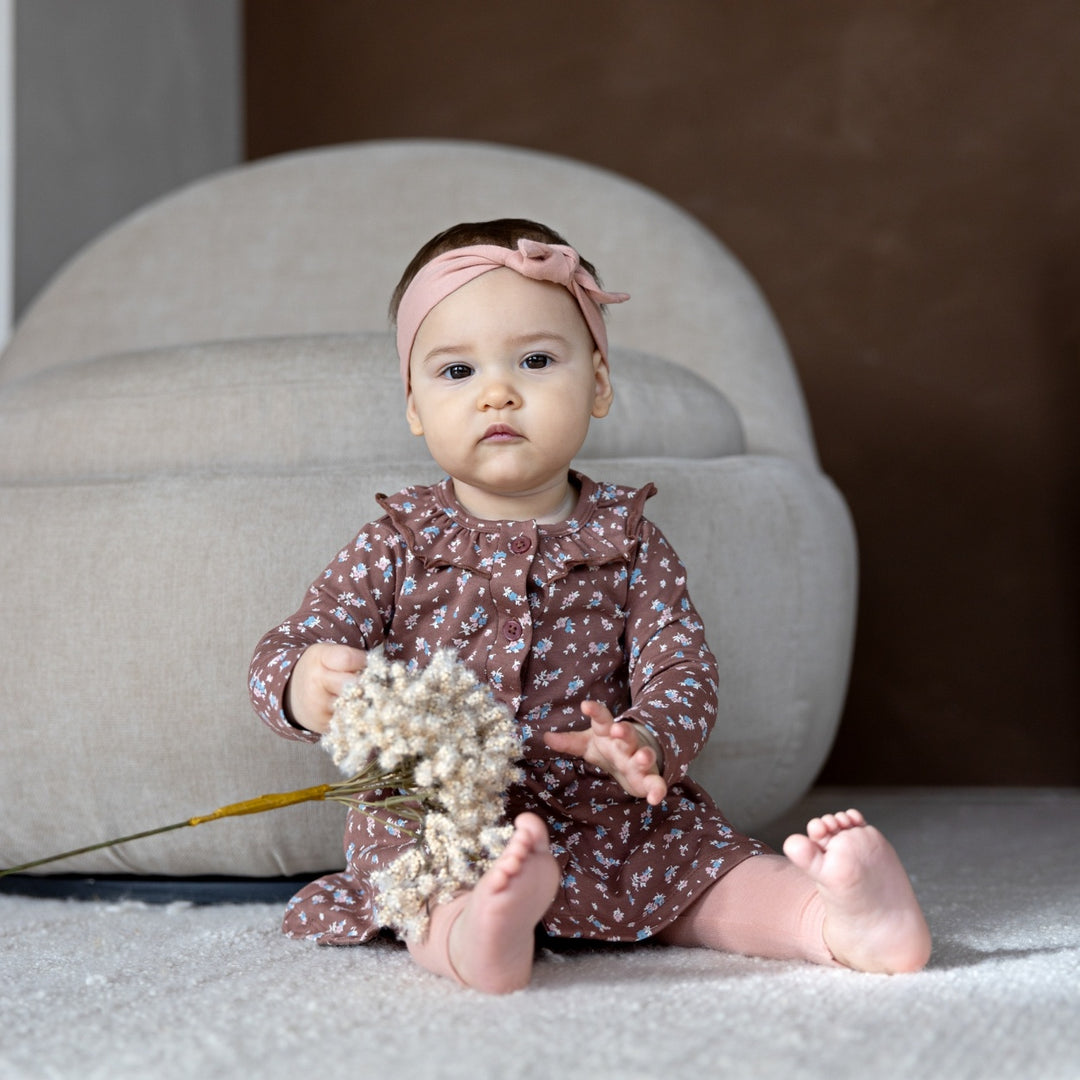 2 - Teiliges Set + Haarband Braun - Glanz