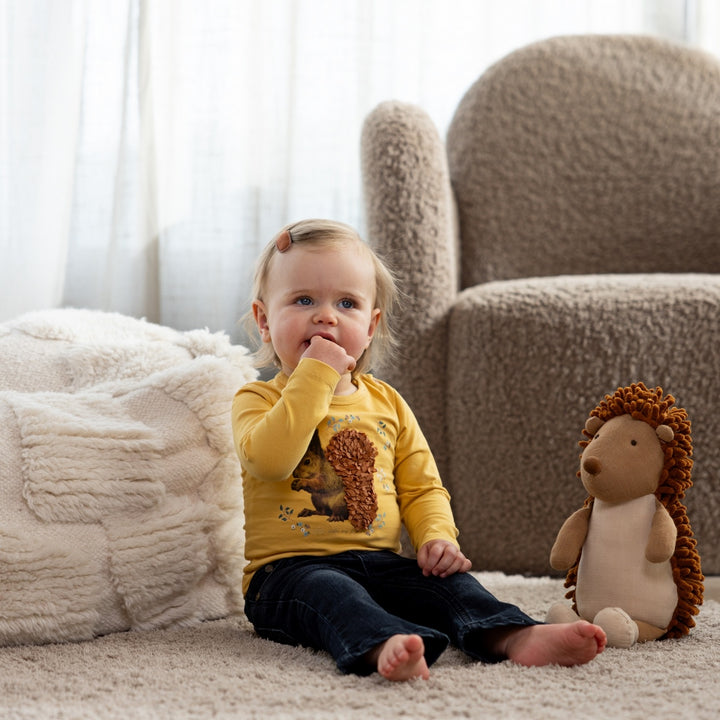 Spijkerbroek flared Blue jeans - good vibes