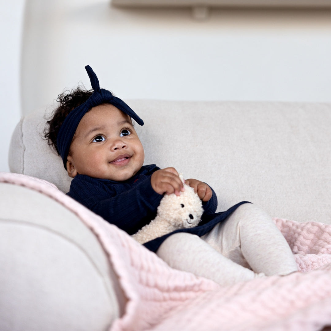 2 - Teiliges Set + Haarband Navy - so süß