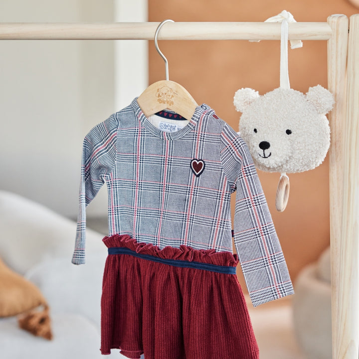 Jurk Dark red - so sweet