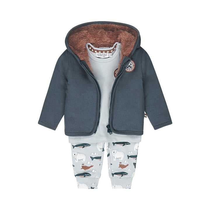 3 - Delig setje Petrol - arctic