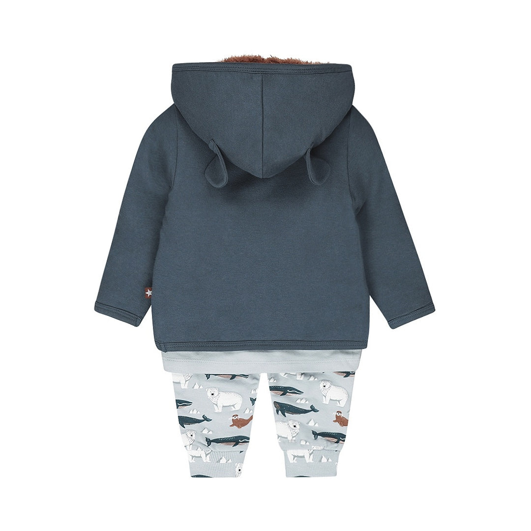 3 - Delig setje Petrol - arctic