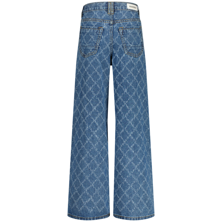 Spijkerbroek Monaco Laser Mid Blue Stone Extra wide leg