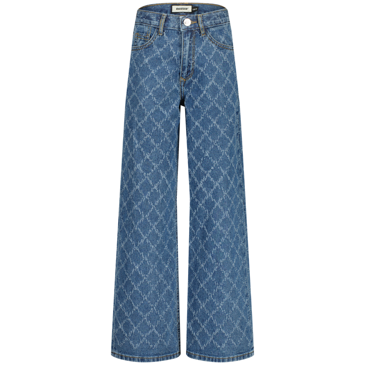 Spijkerbroek Monaco Laser Mid Blue Stone Extra wide leg