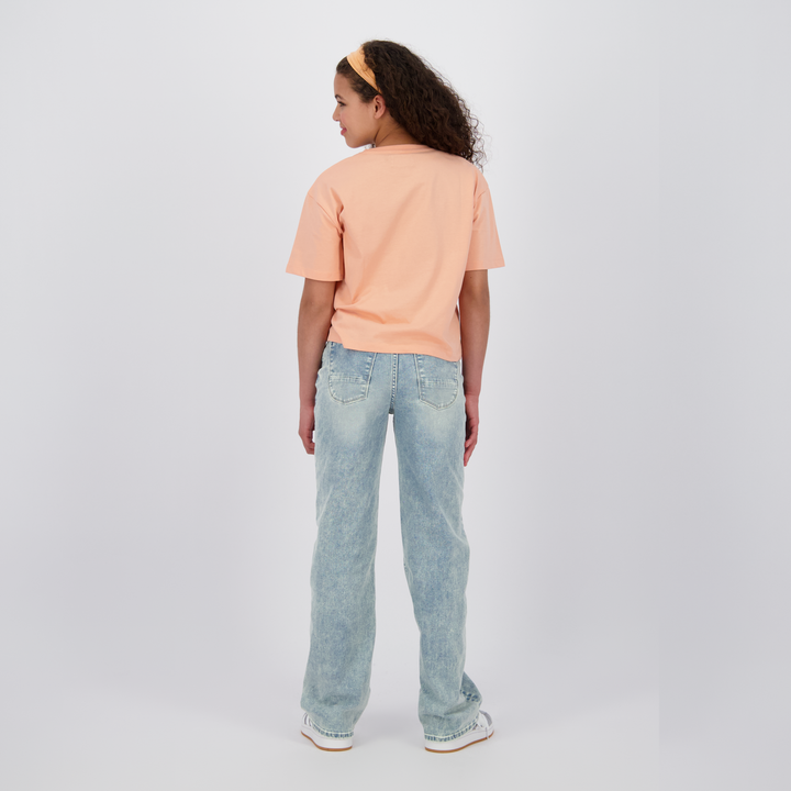 Spijkerbroek Mississippi Light Blue Stone Wide leg