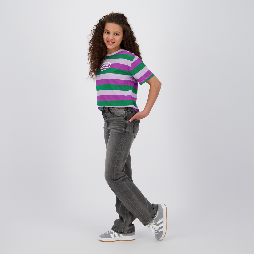 T - shirt Farah Wave lilac Baggy