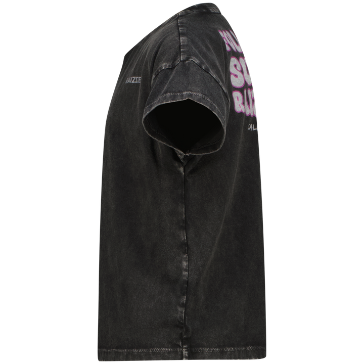 T-Shirt Kiara Washed Schwarz Komfort