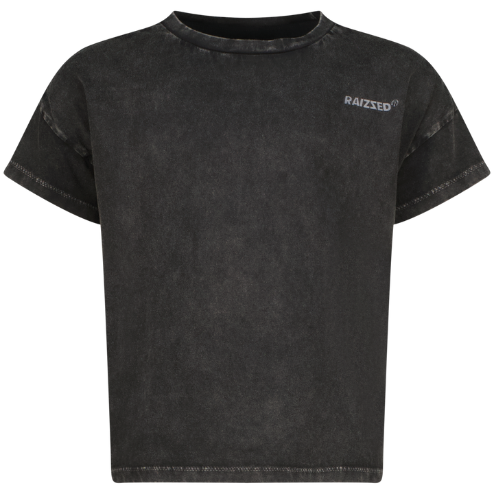 T-Shirt Kiara Washed Schwarz Komfort