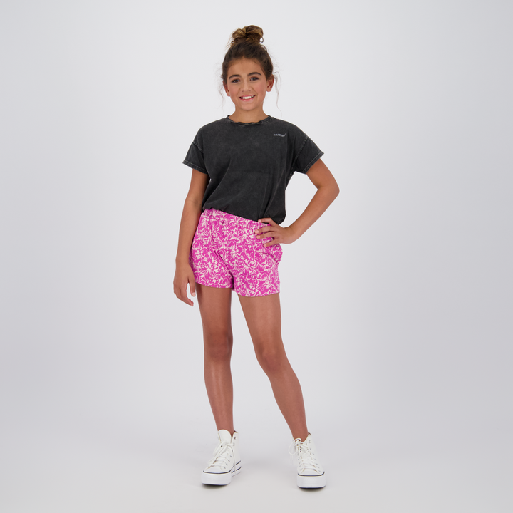 T-Shirt Kiara Washed Schwarz Komfort