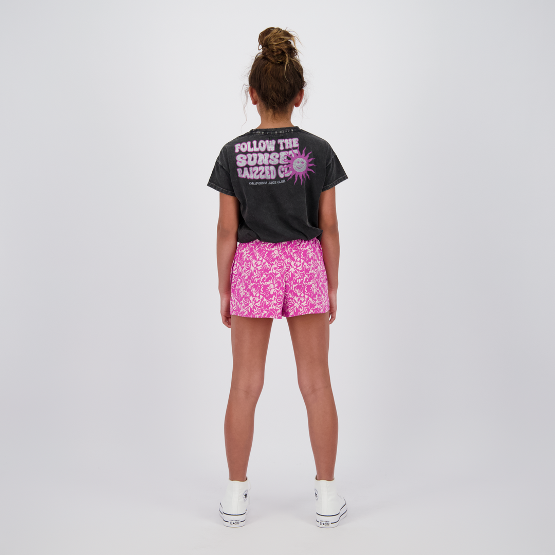 T-Shirt Kiara Washed Schwarz Komfort