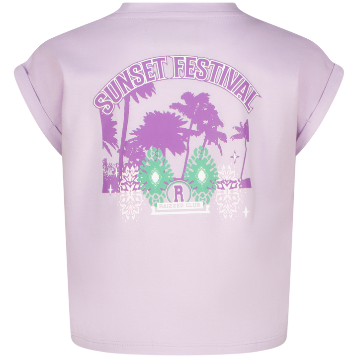 T - shirt Julot Wave lilac Baggy