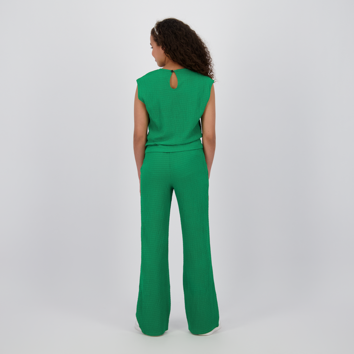 Broek Vera Hunter green Wide leg