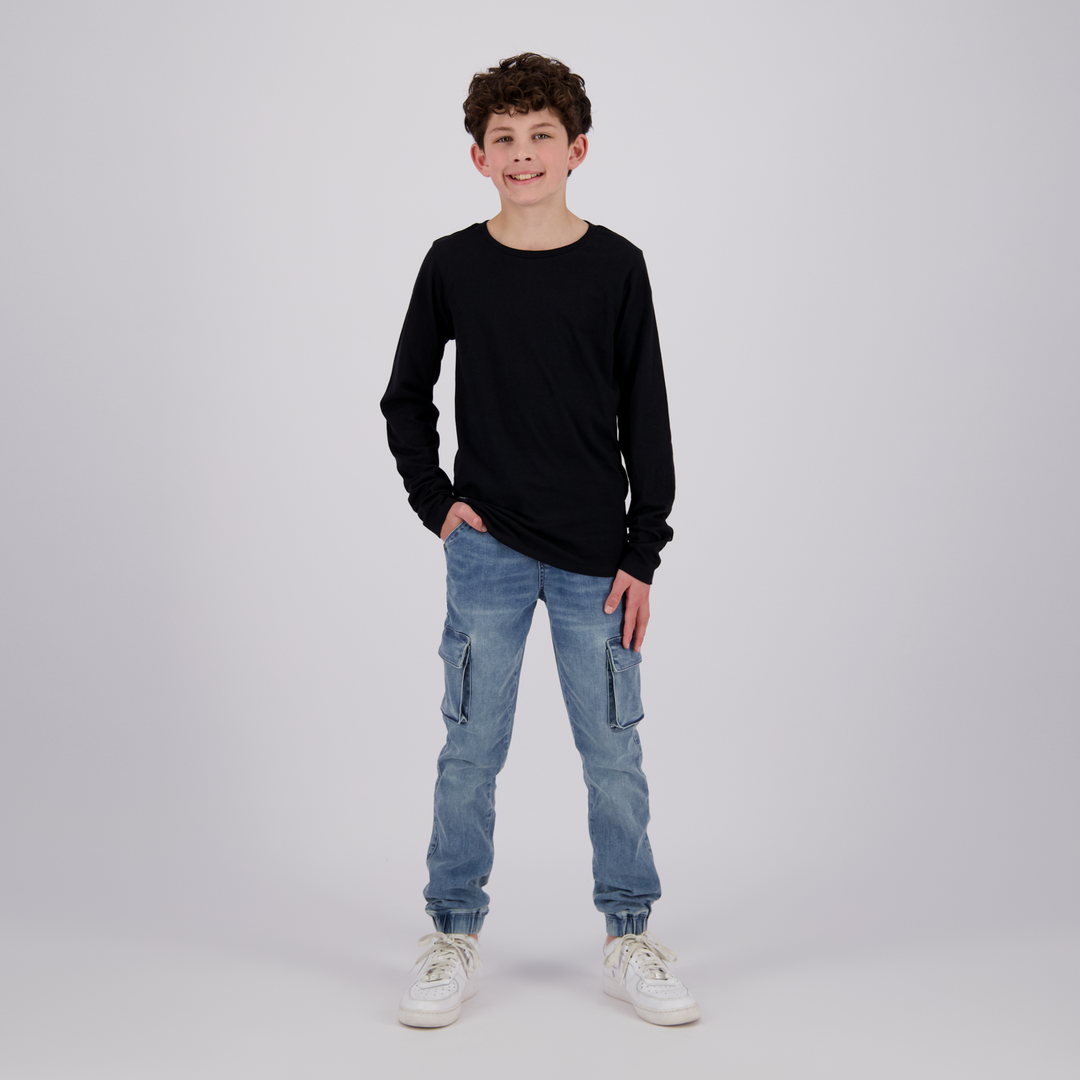 Longsleeve Deep Black Regular