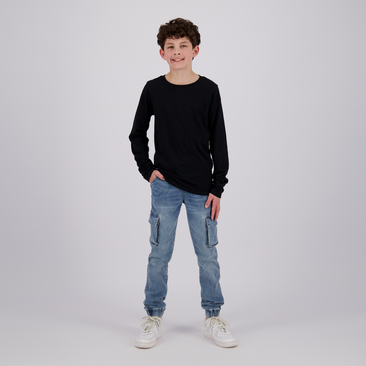 Longsleeve Deep Black Regular