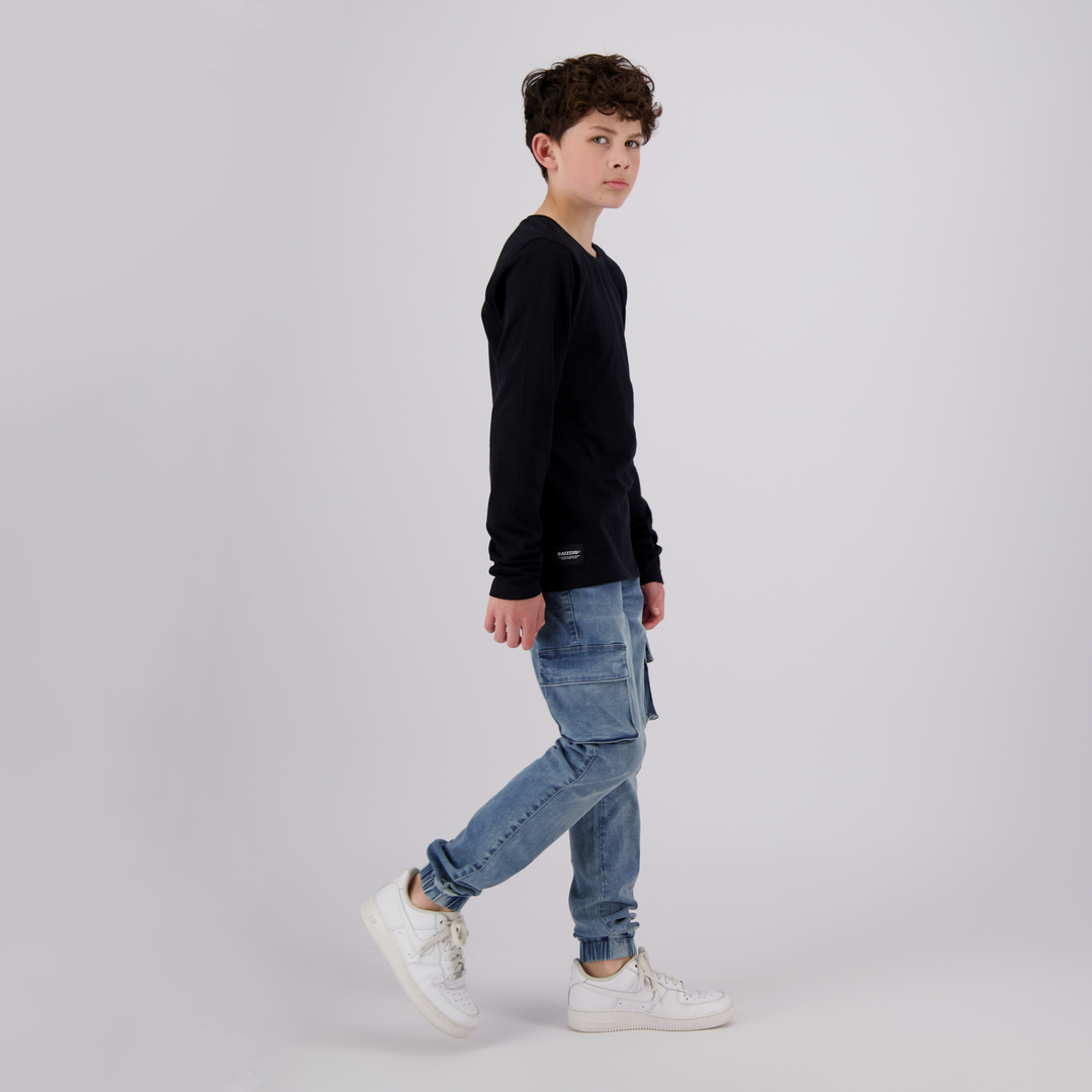 Longsleeve Deep Black Regular