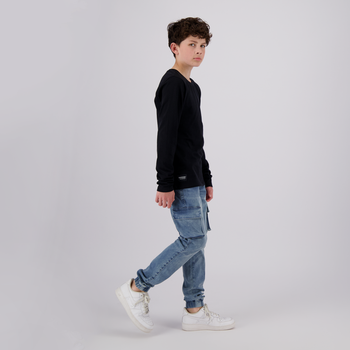 Longsleeve Deep Black Regular