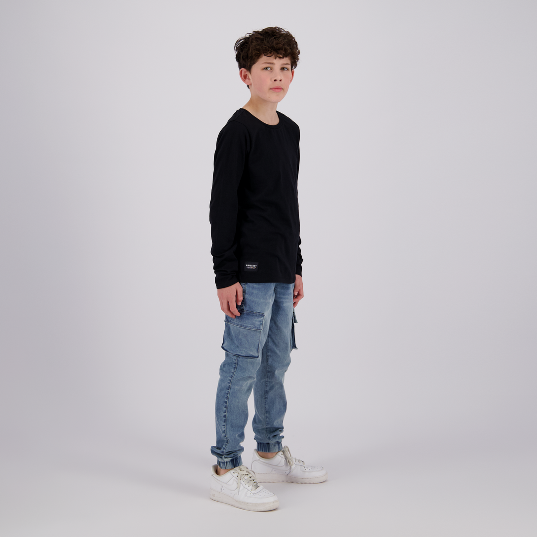 Longsleeve Deep Black Regular