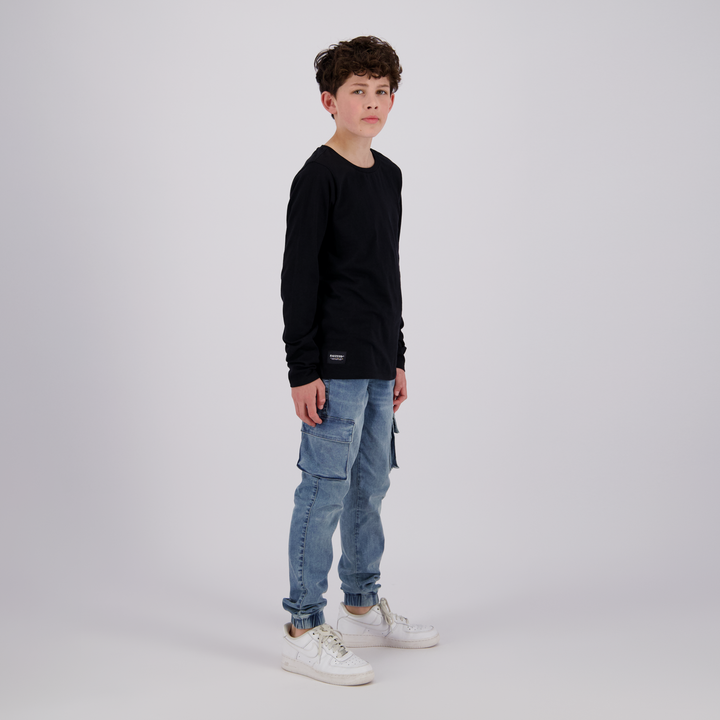 Longsleeve Deep Black Regular