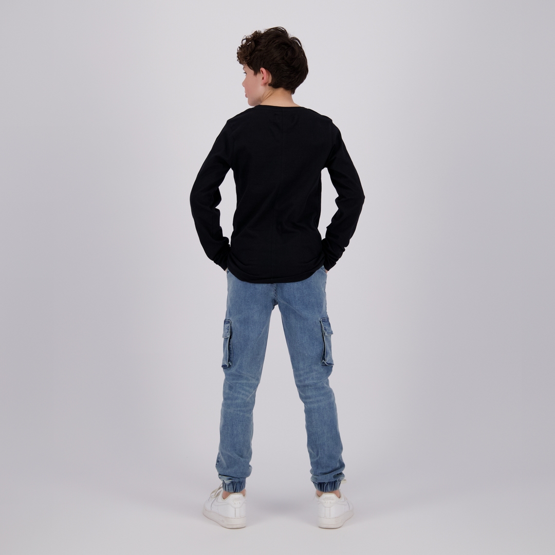 Longsleeve Deep Black Regular