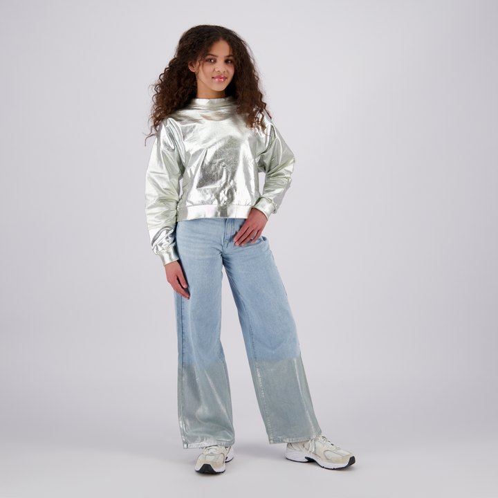 Jeans Hellblau Stone Extra weiter Bein