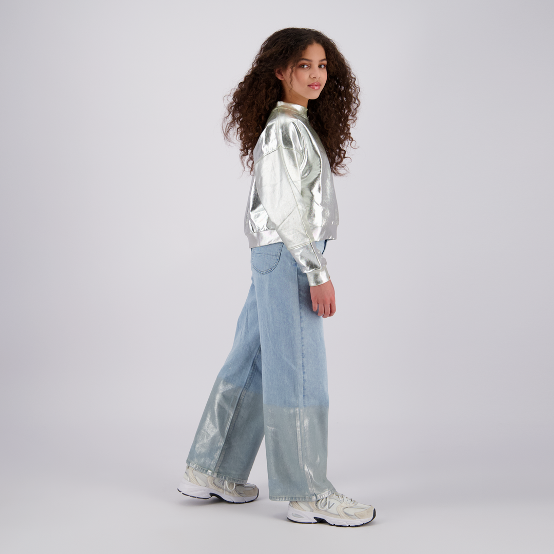 Jeans Hellblau Stone Extra weiter Bein