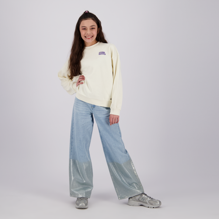 Trui Macroon white Baggy