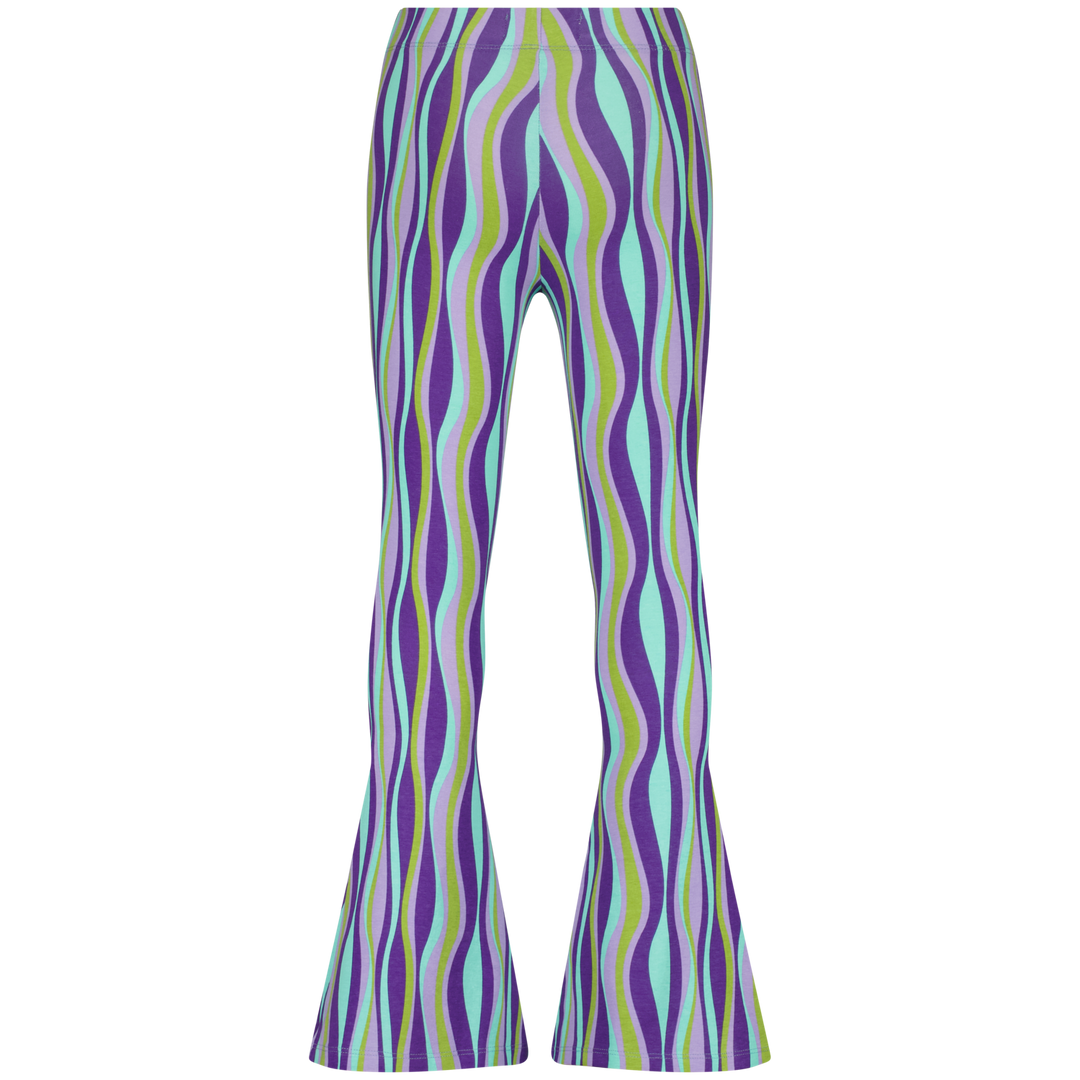 Broek Deep purple Flare
