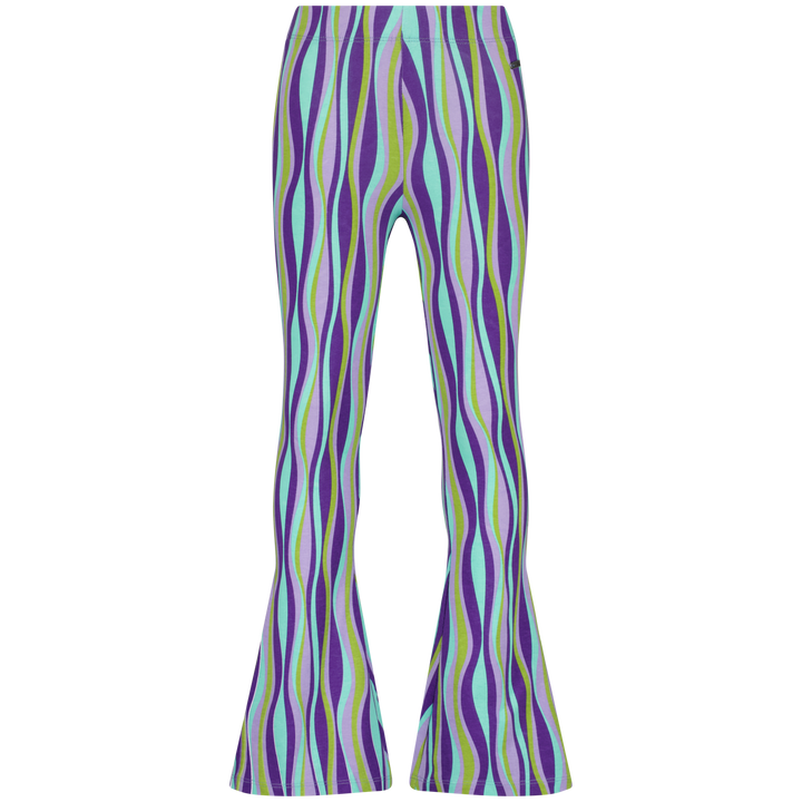 Broek Deep purple Flare