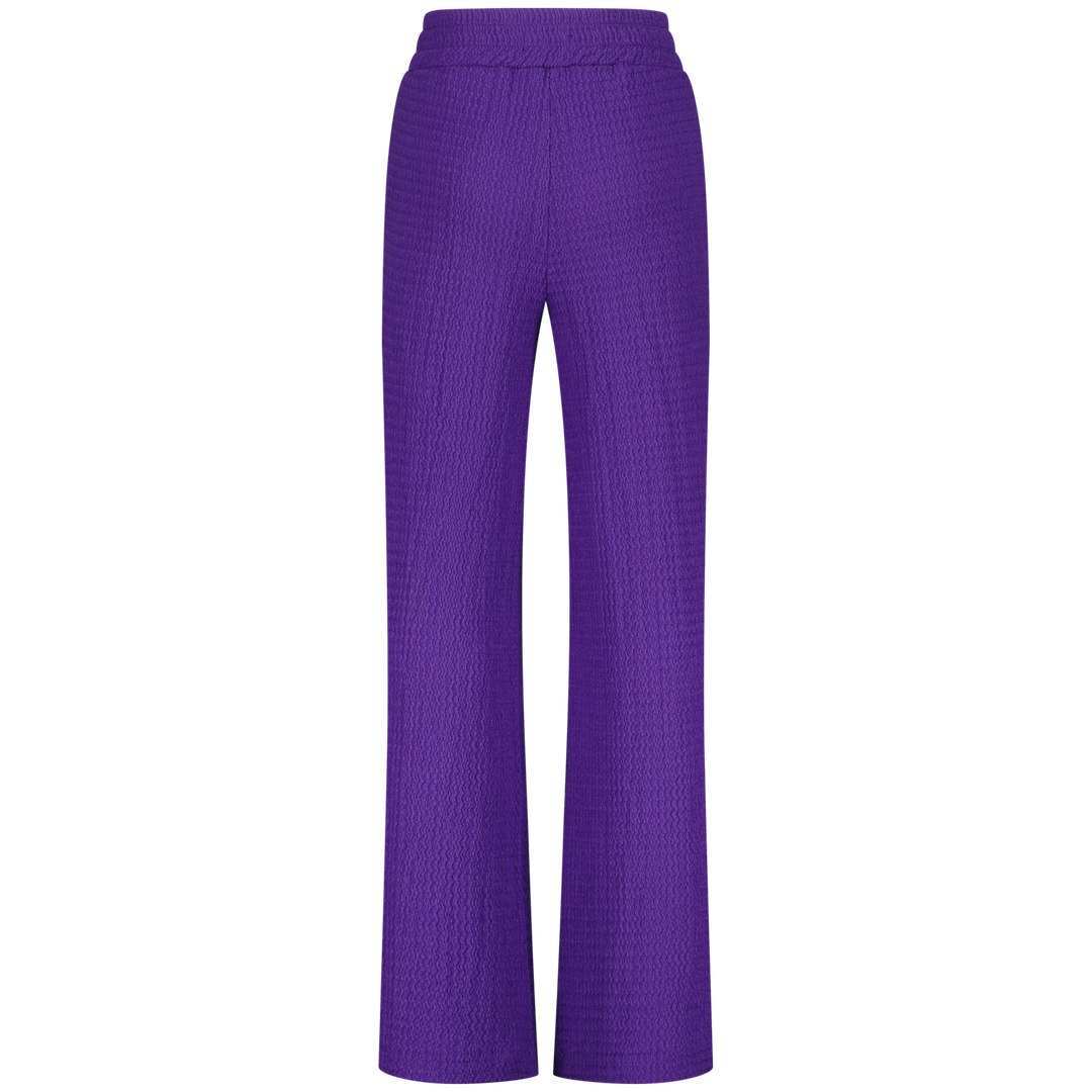 Broek Deep purple Wide leg