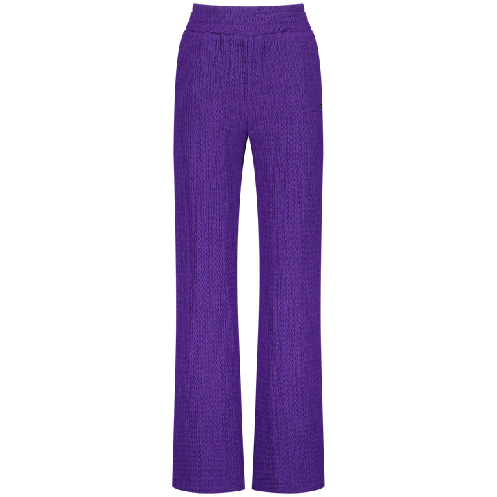 Broek Deep purple Wide leg