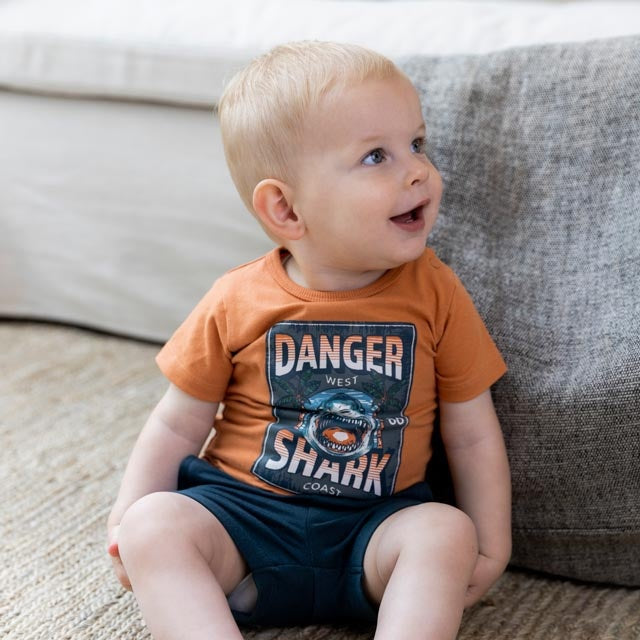 T - shirt Faded orange - R - ISLAND CREW