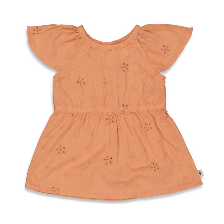 T - shirt broderie Perzik - Summer Denim