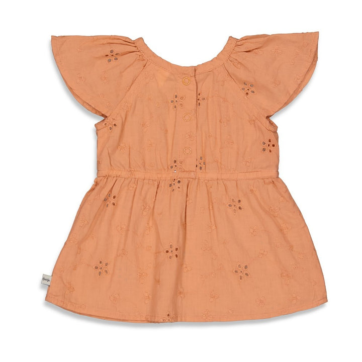 T - shirt broderie Perzik - Summer Denim