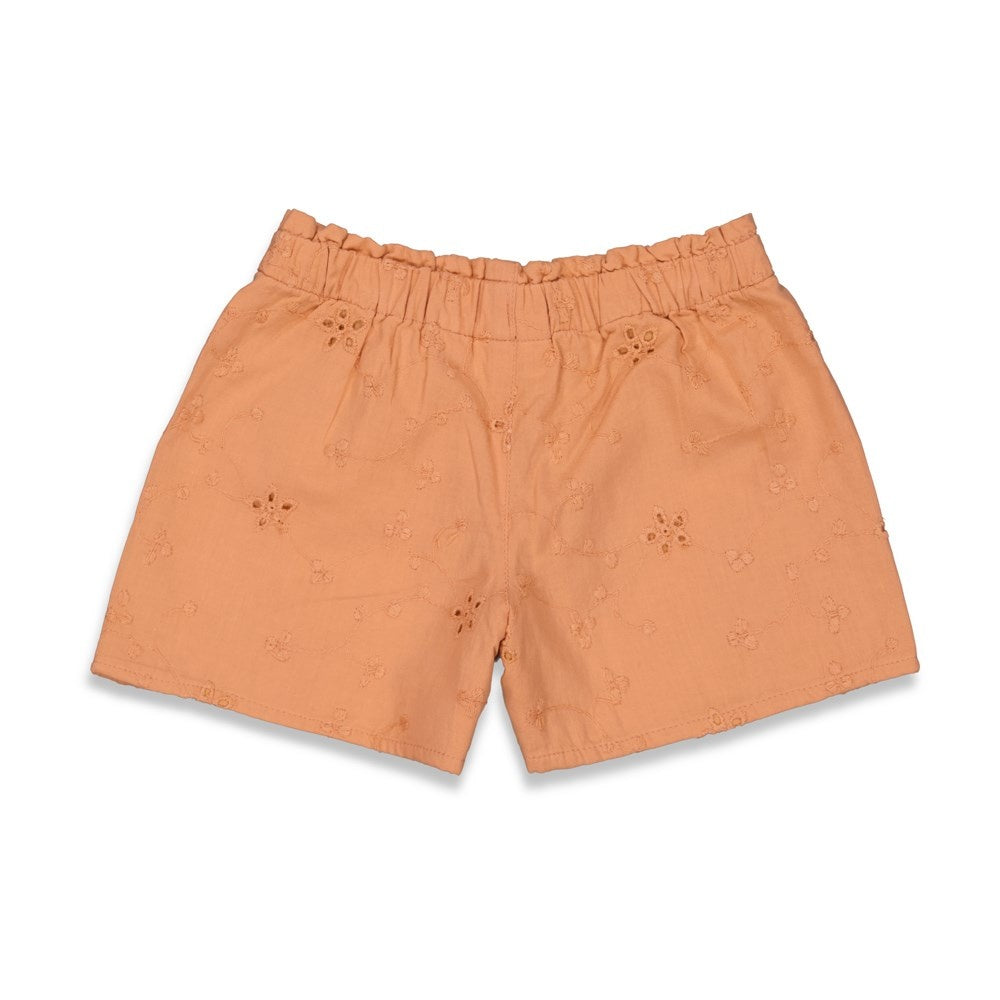 Short broderie Perzik - Summer Denim
