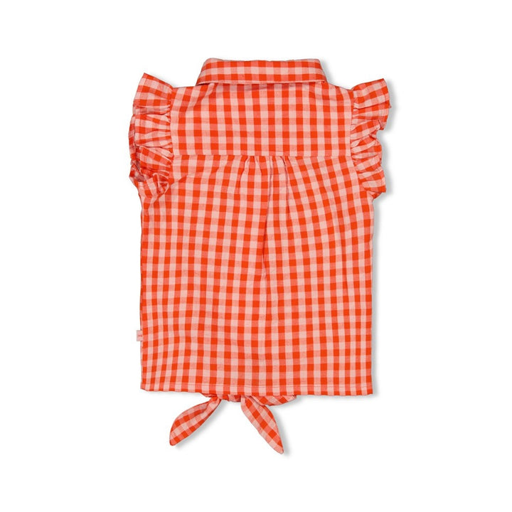 Geruite blouse Rood - Berry Nice