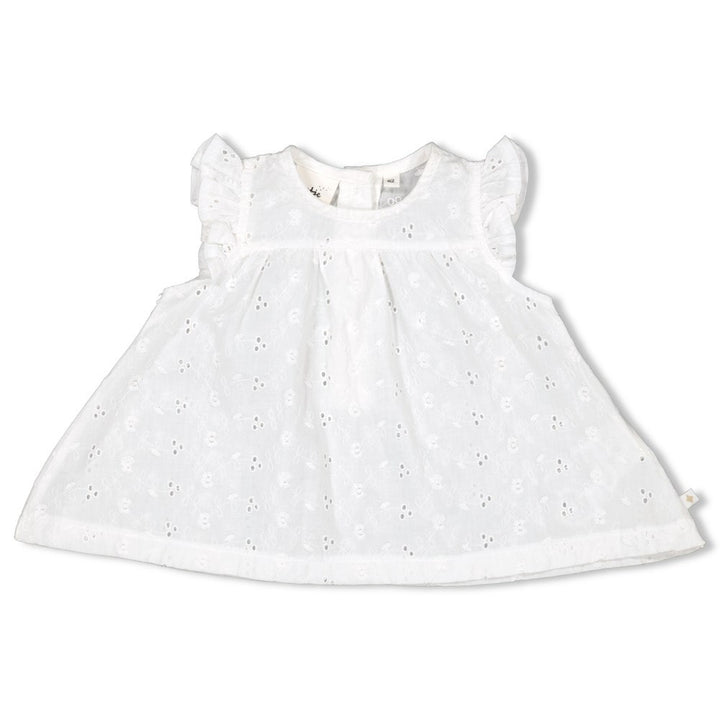 Top + short broderie Wit - Summer Woven