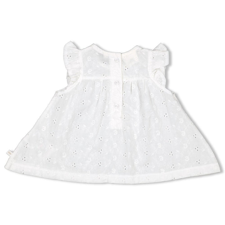 Top + short broderie Wit - Summer Woven