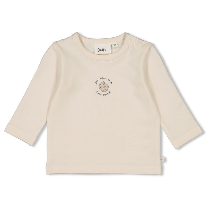Langarmshirt Offwhite - Süßer Keks